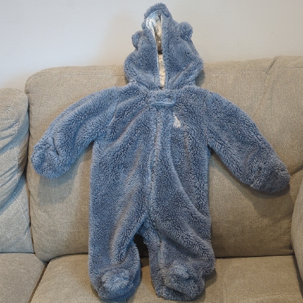 Carter's Cozy Blue Fleece Footie